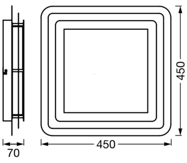 Ledvance - LED Stropní svítidlo ORBIS SPIRAL LED/26W/230V