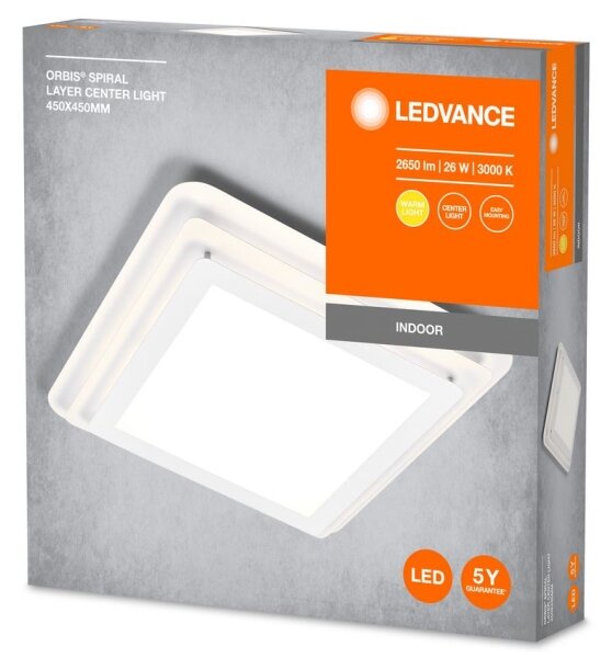 Ledvance - LED Stropní svítidlo ORBIS SPIRAL LED/26W/230V