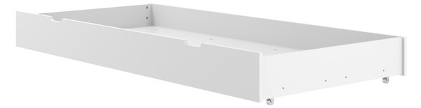 Malý úložný šuplík pod postel SIMONE na kolečkách - Bílá