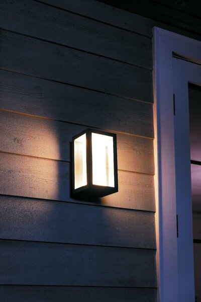 PHILIPS HUE Hue LED White and Color Ambiance Venkovní nástěnné svítidlo Philips Impress 17429/30/P7 černé 2200K-6500K RGB