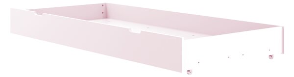 Velký úložný šuplík pod postel SIMONE na kolečkách - Růžová
