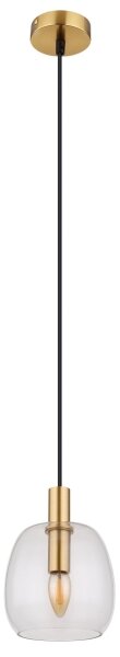 Globo 15789HM - Lustr na lanku GARRI 1xE14/40W/230V pr. 16 cm mosaz