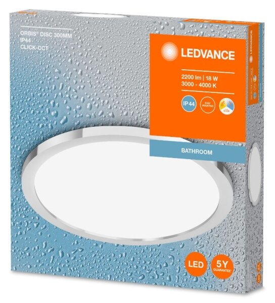 Ledvance - LED Koupelnové stropní svítidlo DISC LED/18W/230V 3000/4000K IP44