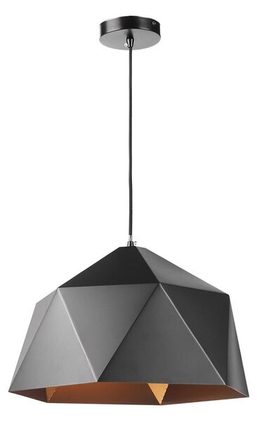 ONLI - Lustr na lanku YONG 1xE27/22W/230V černá pr. 46 cm