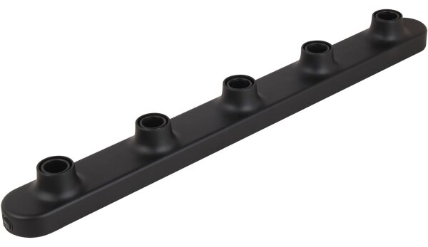 ONLI - Nástěnné svítidlo HOLLYWOOD 5xE14/6W/230V černá