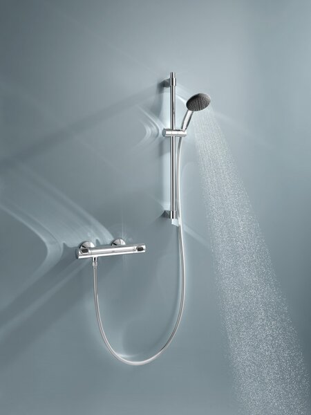 Grohe Precision Flow sprchová baterie nastěnná s termostatem StarLight Chrome 34800001