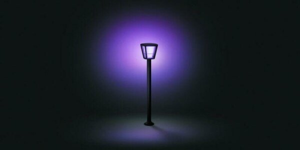 PHILIPS HUE Hue LED White and Color Ambiance Venkovní sloupkové svítidlo Philips Econic 17442/30/P7 černé 100cm 2200K-6500K RGB