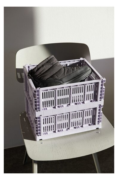 Úložný box Crate Recycled Lavender M HAY