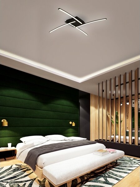 Brilagi - LED Stropní svítidlo STRIPES LED/32W/230V černá