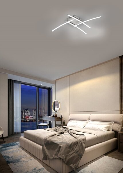 Brilagi - LED Stropní svítidlo STRIPES LED/32W/230V stříbrná