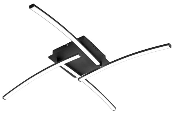 Brilagi - LED Stropní svítidlo STRIPES LED/32W/230V černá