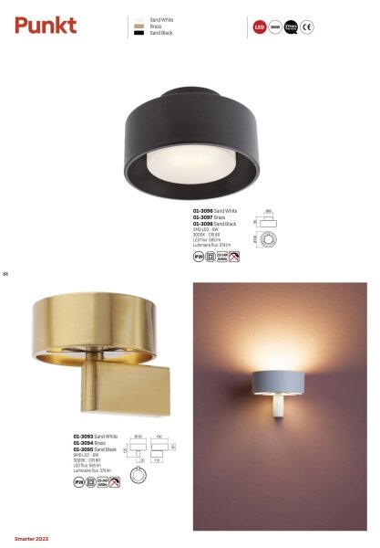 Redo 01-3096 - LED Stropní svítidlo PUNKT LED/6W/230V bílá