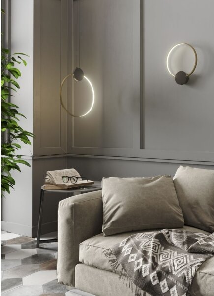 Redo 01-3103 - LED Nástěnné svítidlo ATOM LED/20W/230V pr. 60 cm