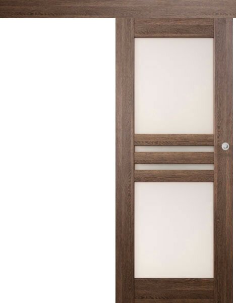Posuvné dveře na stěnu Vasco Doors MADERA prosklené, model 6