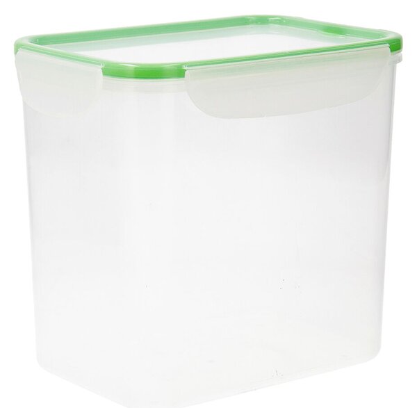 Hermetická obědová krabice Quid Greenery Transparentní Plastické 4,7 L (4 kusů) (Pack 4x)