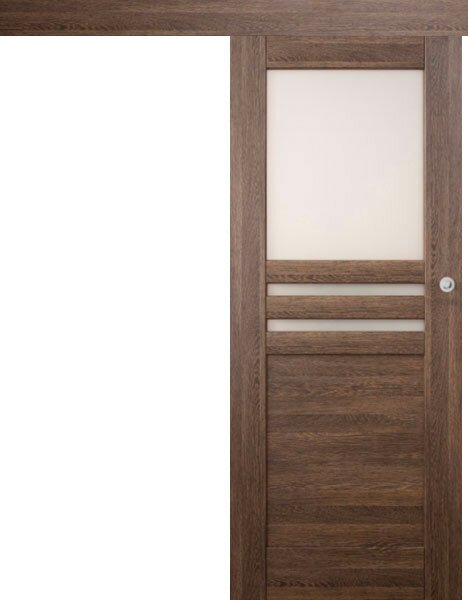 Posuvné dveře na stěnu Vasco Doors MADERA prosklené, model 5
