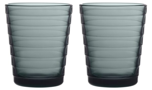 Sklenice Aino Aalto Dark Grey 220 ml - set 2 ks Iittala