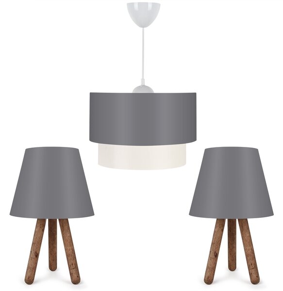 ASIR Stolní lampy a lustr AYD-1791 šedohnědá