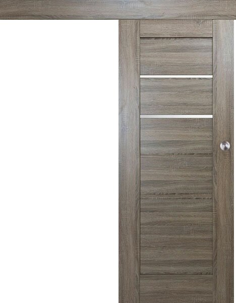 Posuvné dveře na stěnu Vasco Doors IBIZA kombinované, model 3