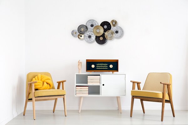 Nástěnná dekorace DECO WALL, moderní design, 134 x 68 cm