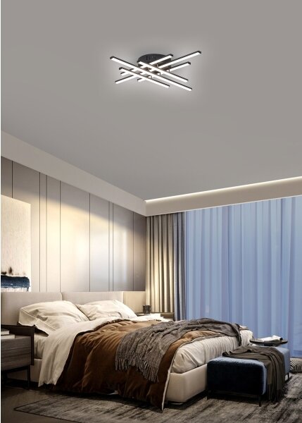Brilagi - LED Stropní svítidlo STRIPES LED/42W/230V černá