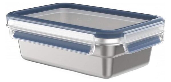 Tefal - Dóza na potraviny 0,8 l MSEAL STEEL modrá/nerez