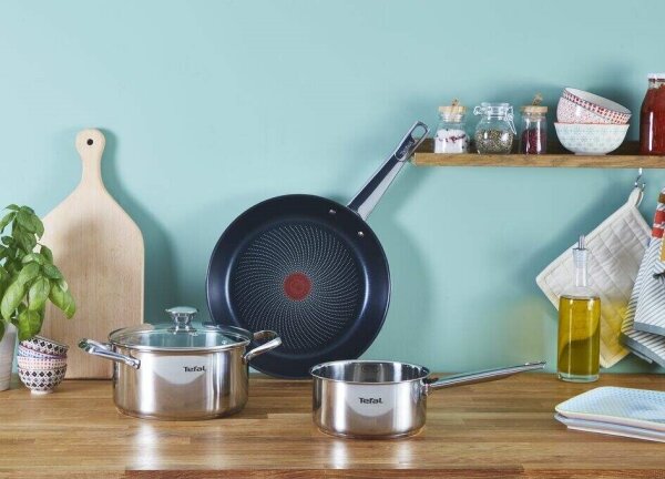 Tefal - Sada nádobí 10 ks COOK EAT nerez