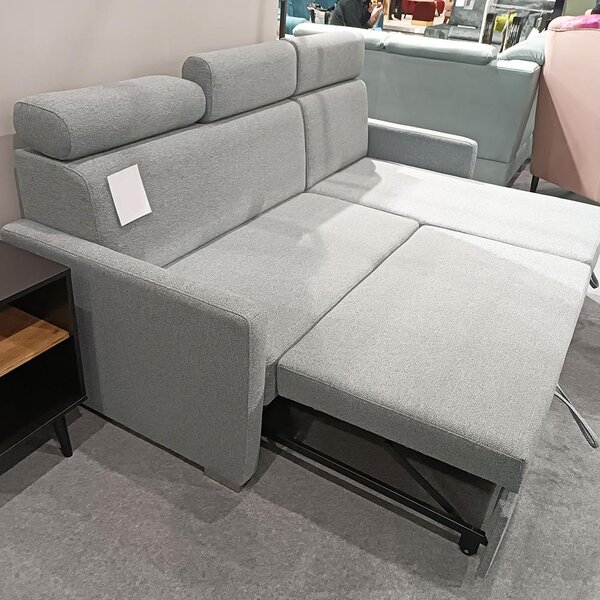 Malá sedací souprava HUGO MINI | 217x160 cm | rozkládací s úložným prostorem | VÝBĚR TKANIN