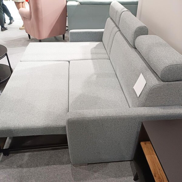 Malá sedací souprava HUGO MINI | 160x217 cm | rozkládací s úložným prostorem | VÝBĚR TKANIN