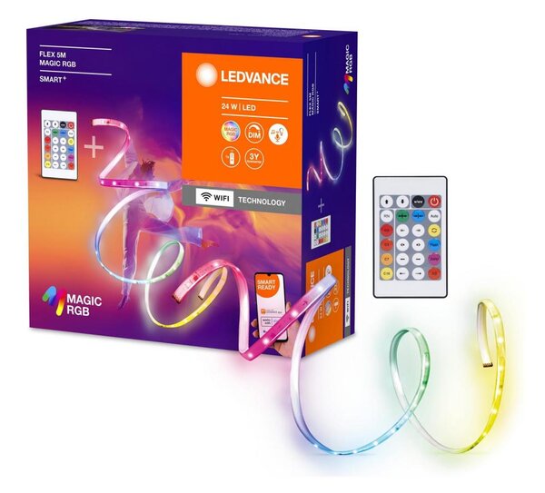 Ledvance - LED RGB Stmívatelný pásek SMART+ MAGIC FLEX 5m LED/24W/230V Wi-Fi+DO