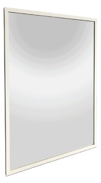 Zrcadlo Naturel Oxo v bílém rámu, 60x80 cm, ALUZ6080B