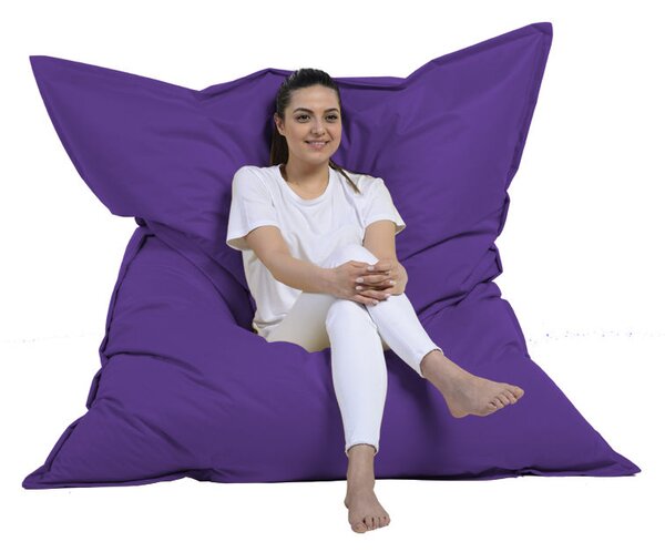 Atelier del Sofa Zahradní sedací vak Giant Cushion 140x180 - Purple, Purpurová