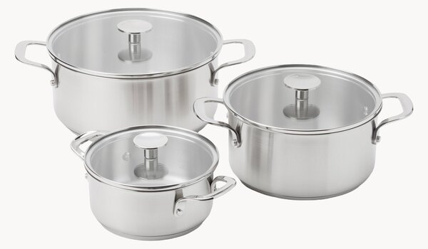 Sada hrnců s nepřilnavým povrchem KitchenAid, 6 dílů
