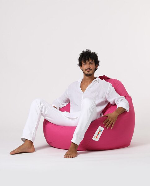ASIR Sedací vak zahradní PREMIUM XXL růžový
