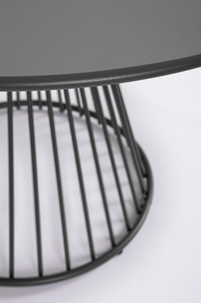 Ocelový kulatý zahradní jídelní stůl ø 120 cm Austin – Bizzotto