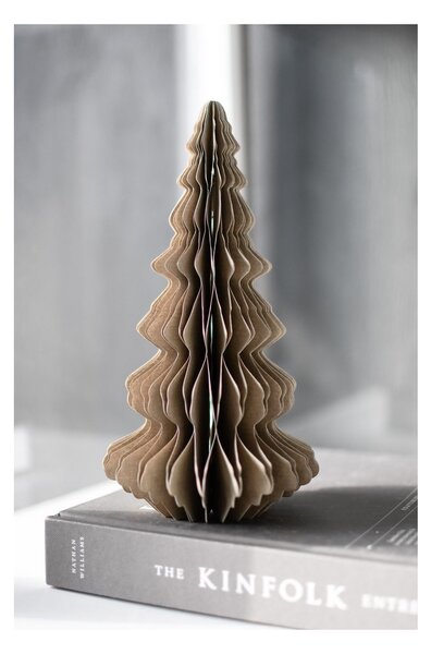 Papírový vánoční stromeček Granstad Beige 20 cm Storefactory Scandinavia