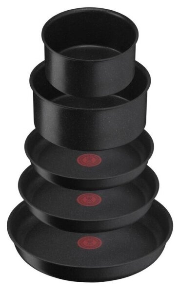 Tefal - Sada nadobí 8 ks INGENIO BLACK STONE