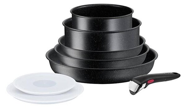 Tefal - Sada nadobí 8 ks INGENIO BLACK STONE