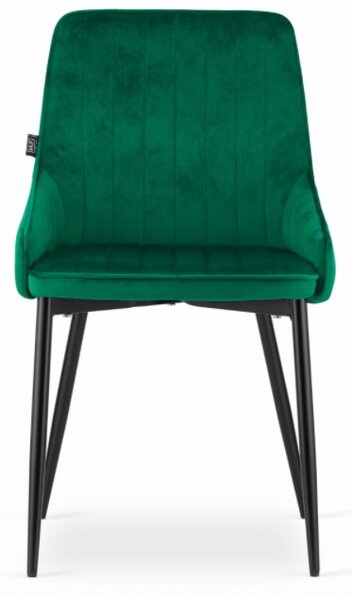 TRENDIE Sametová židle Berlin zelená