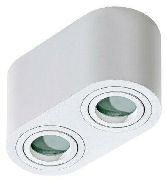 Stropní bodové přisazené svítidlo AZzardo Brant 2 IP44 white AZ2816 GU10 2x50W IP44 18cm bílé