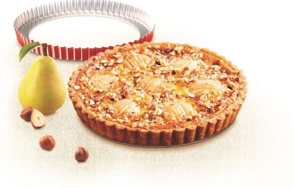 Tefal - Forma na koláč s vyjímacím dnem DELIBAKE 28 cm červená