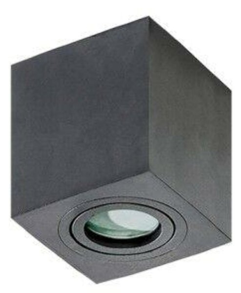 Stropní bodové přisazené svítidlo AZzardo Brant Square IP44 black AZ2878 GU10 1x50W IP44 9cm hranaté černé