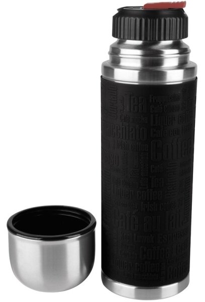 Tefal - Termoska s hrníčkem 0,5 l SENATOR nerez/černá