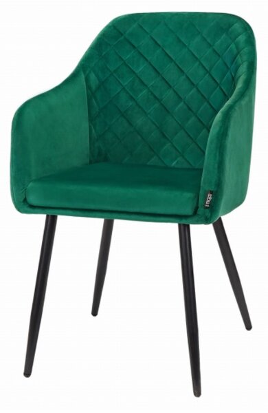Sametová židle Moscow zelená