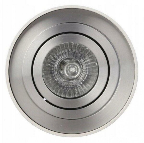 Stropní bodové přisazené svítidlo AZzardo Bross 1 white/aluminium AZ0781 GU10 1x50W IP20 9,6cm bílo-hliníkové