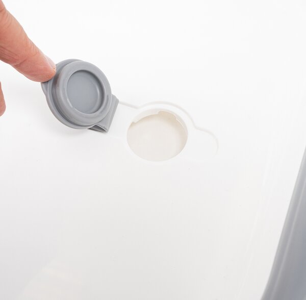 4Home Skládací silikonový koš na prádlo Clean