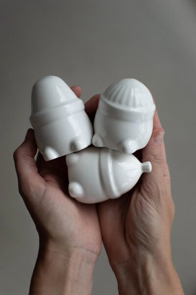 Santové Hipster Triplets White - set 3 ks DBKD