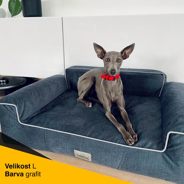 Pelech Glamour, grafit Fancy Velikost: L - 78 x 53cm