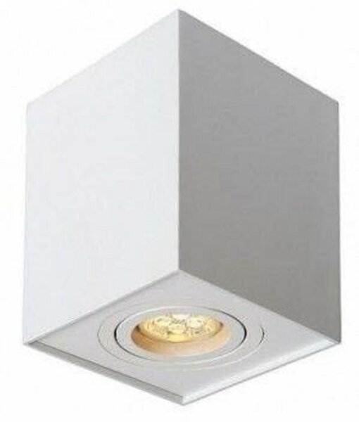 Stropní bodové přisazené svítidlo AZzardo Eloy 1 white AZ0929 GU10 1x50W IP20 9,5cm hranaté bílé