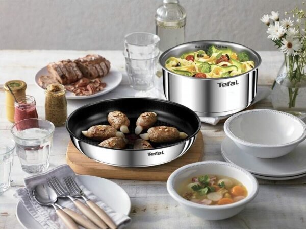 Tefal - Sada nádobí 5 ks INGENIO EMOTION nerez